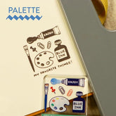 SANBY eric Acrylic Stand Rubber Stamp Vol.2 - PALETTE - Default Title by Techo Treats Stationery