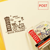 SANBY eric Acrylic Stand Rubber Stamp Vol.2 - POST - Default Title by Techo Treats Stationery