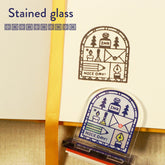 SANBY eric Acrylic Stand Rubber Stamp Vol.2 - Stained Glass - Default Title by Techo Treats Stationery