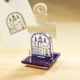 SANBY eric Acrylic Stand Rubber Stamp Vol.2 - Stained Glass - Default Title by Techo Treats Stationery