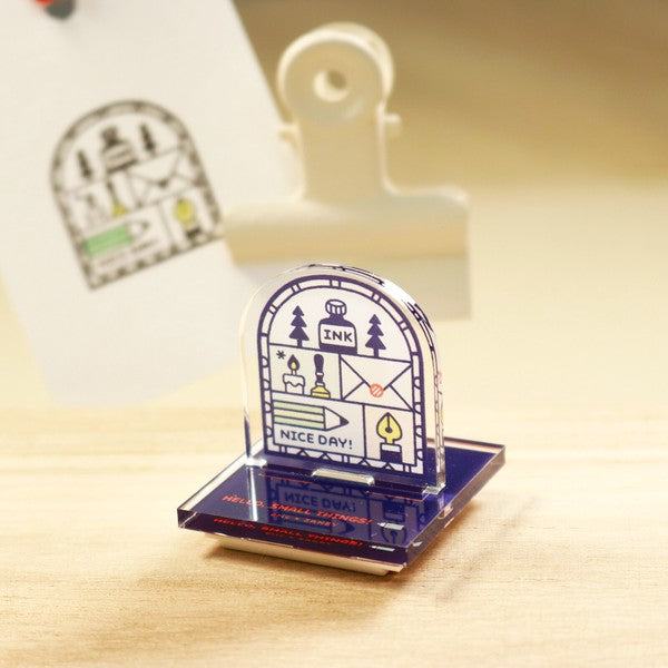 SANBY eric Acrylic Stand Rubber Stamp Vol.2 - Stained Glass - Default Title by Techo Treats Stationery