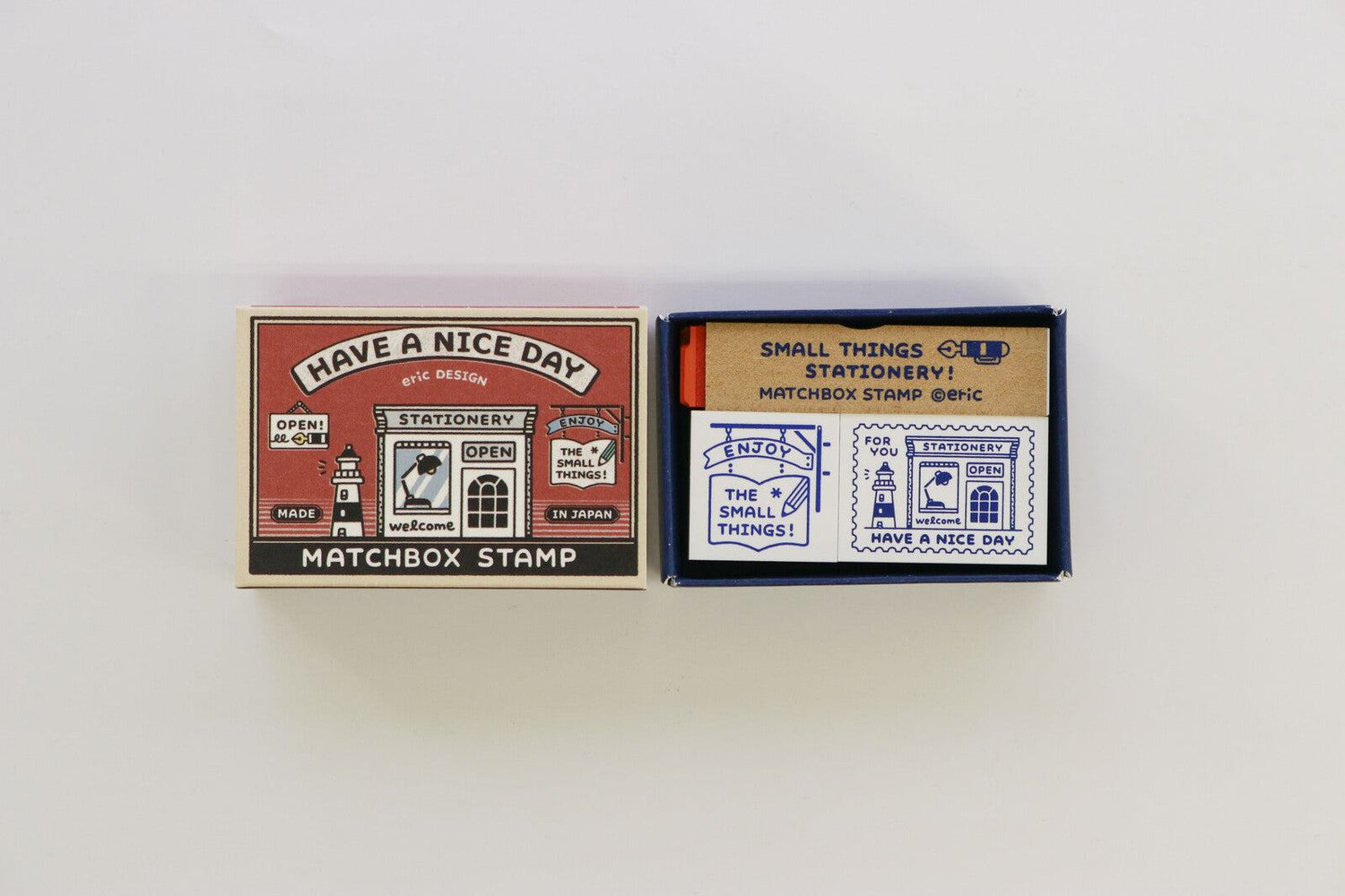 SANBY eric Matchbox Rubber Stamp Set - Stationery Store - Default Title by Techo Treats Stationery