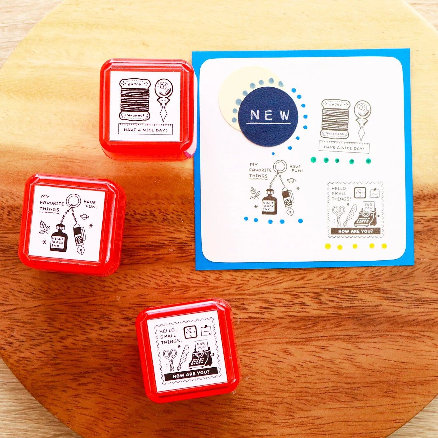 SANBY eric Penetrating Stamp 1st Edition - Sewing Set - Default Title by Techo Treats Stationery