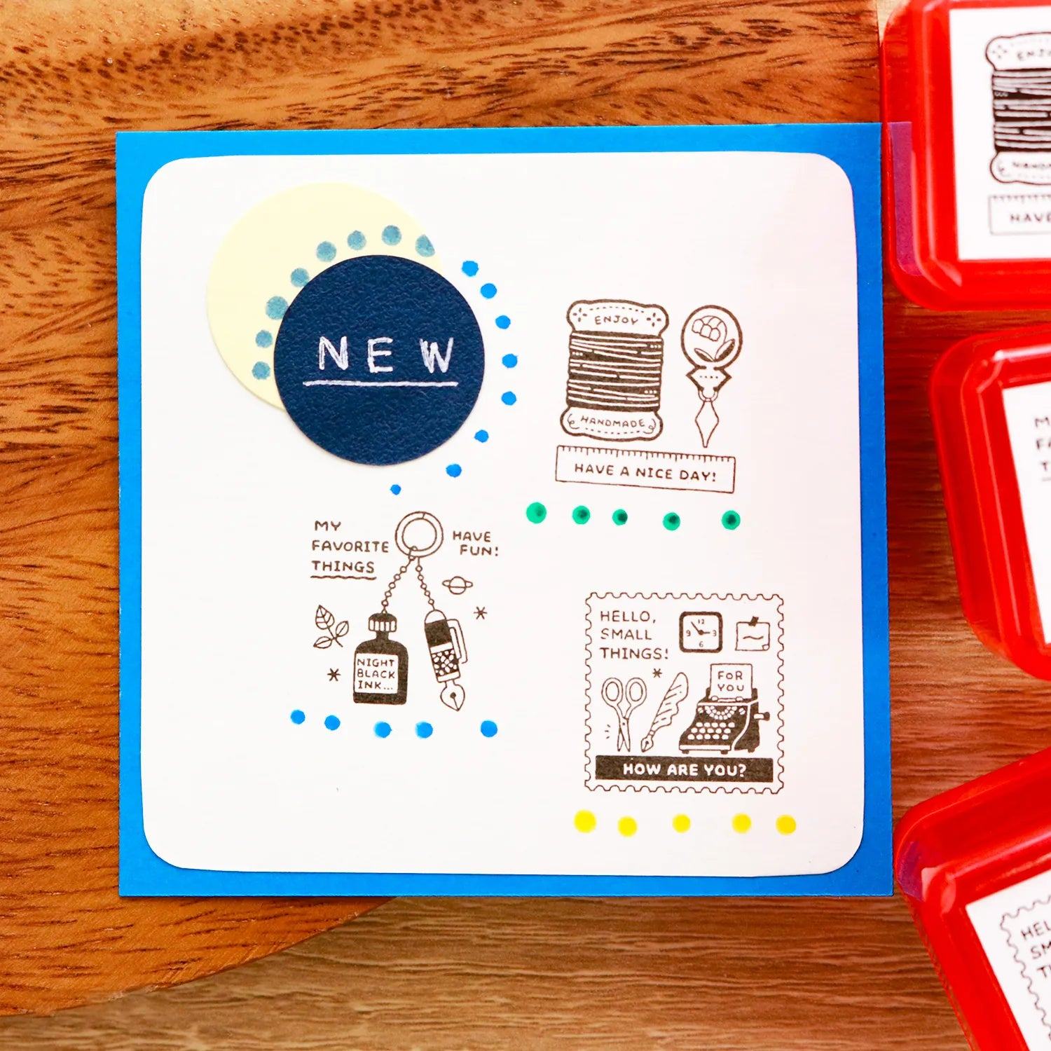 SANBY eric Penetrating Stamp 1st Edition - Sewing Set - Default Title by Techo Treats Stationery