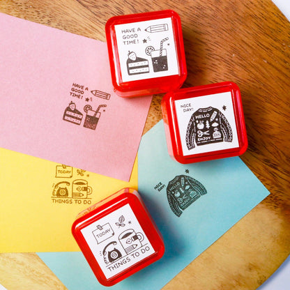 SANBY eric Penetrating Stamp 2nd Edition - Tea Time - Default Title by Techo Treats Stationery