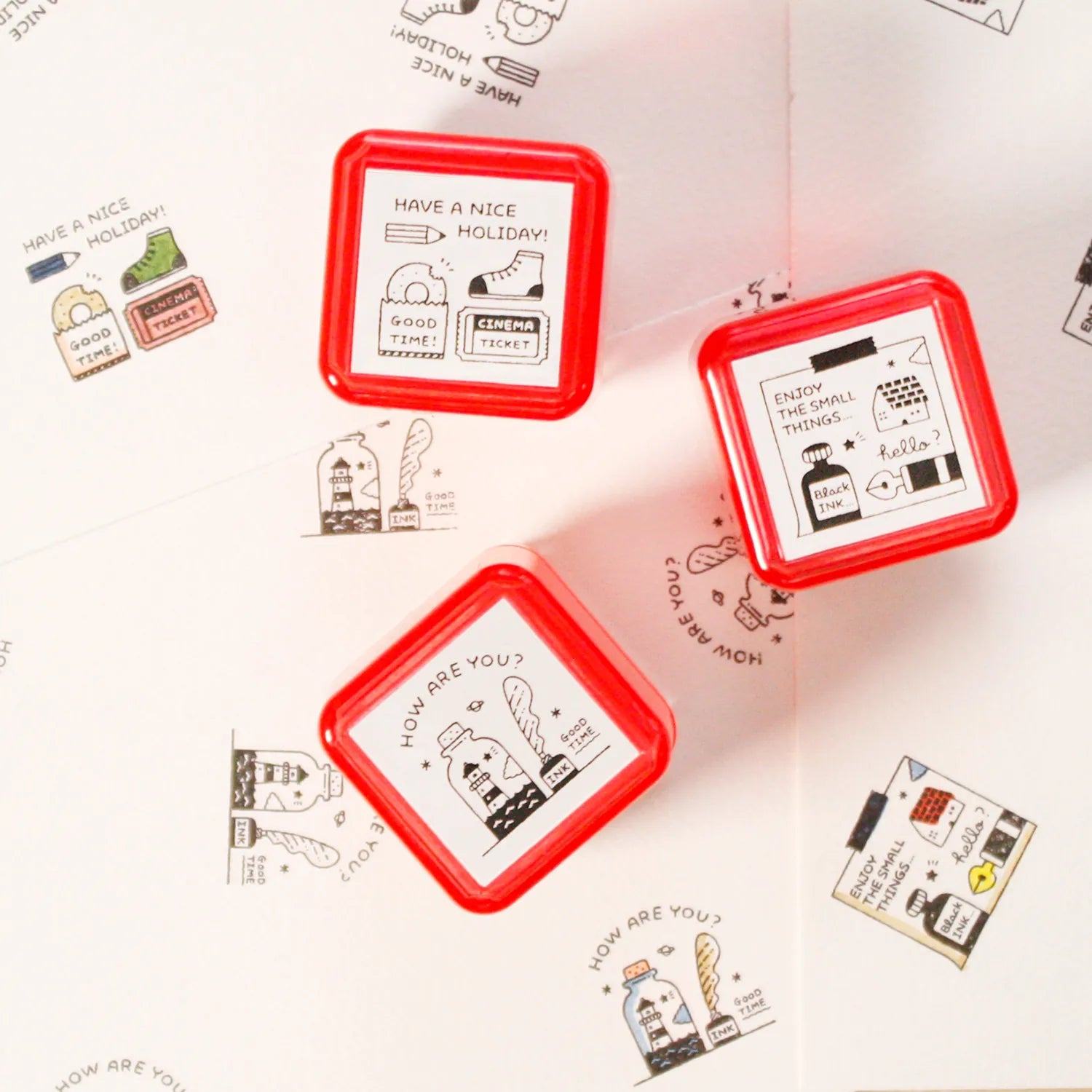 SANBY eric Penetrating Stamp 3rd Edition - Memo - Default Title by Techo Treats Stationery