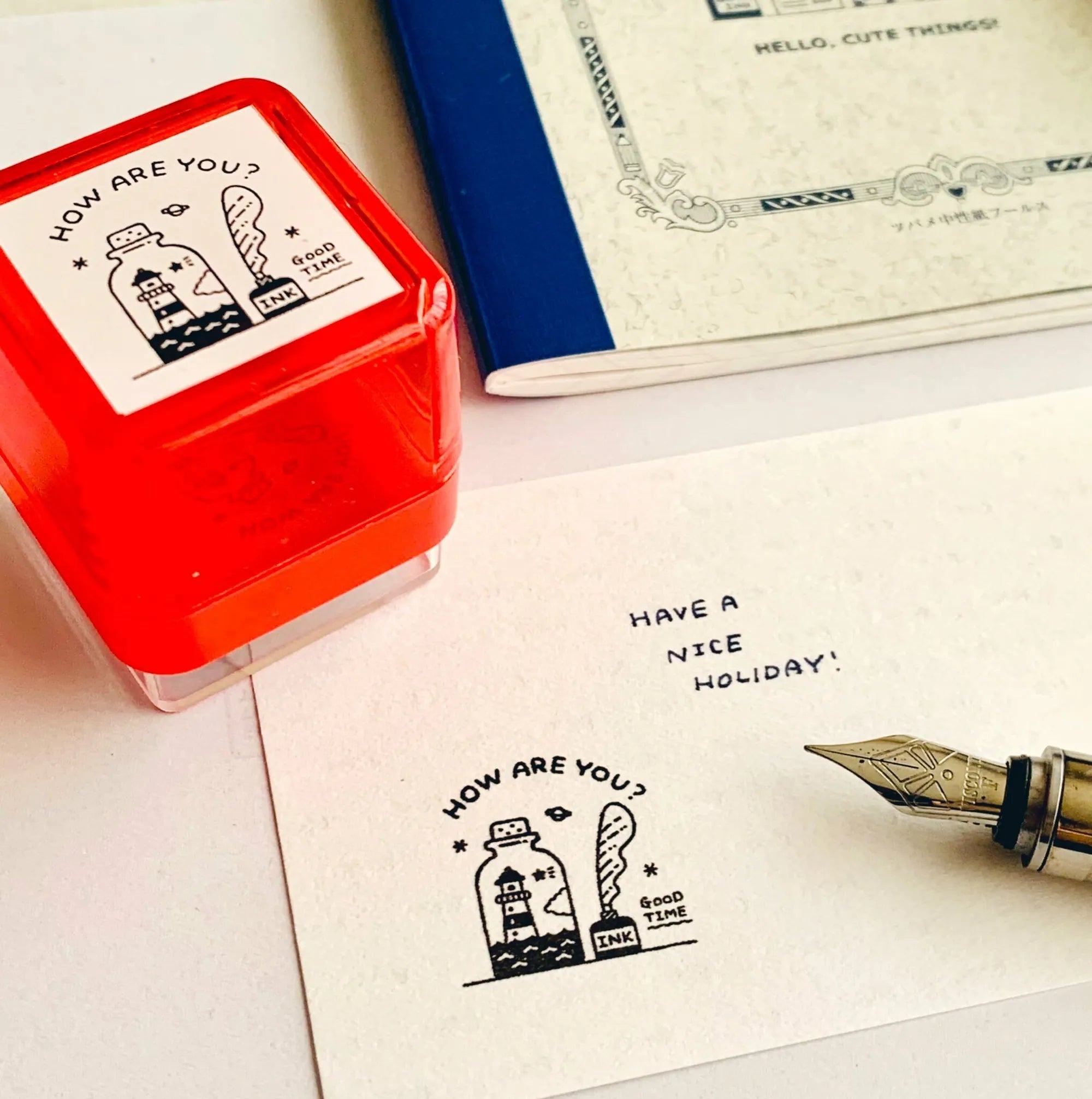 SANBY eric Penetrating Stamp 3rd Edition - Nice Holiday - Default Title by Techo Treats Stationery