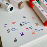 SANBY eric Schedule Icon Penetrating Stamp - Relax - Default Title by Techo Treats Stationery