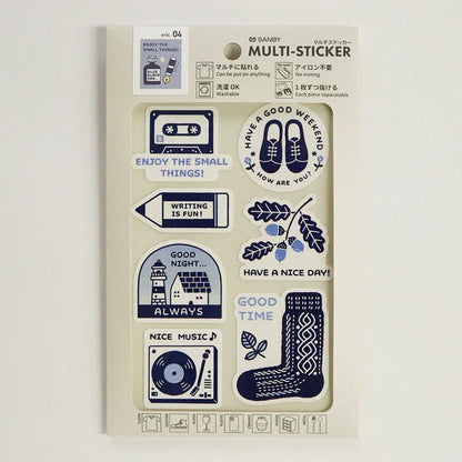 SANBY eric Washable MULTI-STICKER - FAVORITE THING - Default Title by Techo Treats Stationery