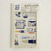 SANBY eric Washable MULTI-STICKER - GOOD TIME - Default Title by Techo Treats Stationery