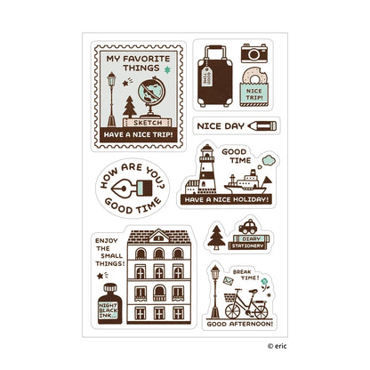 SANBY eric Washable MULTI-STICKER - HAVE FUN - Default Title by Techo Treats Stationery