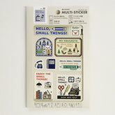 SANBY eric Washable MULTI-STICKER - MY DESK - Default Title by Techo Treats Stationery
