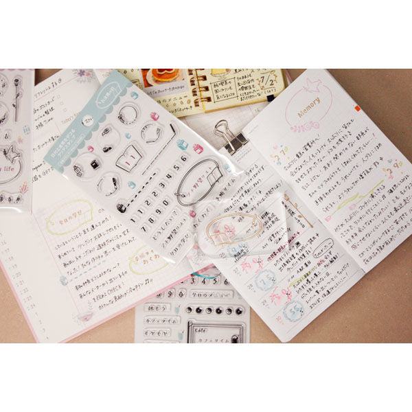 SANBY miyu Clear Date Stamp - Stationery Day - Default Title by Techo Treats Stationery