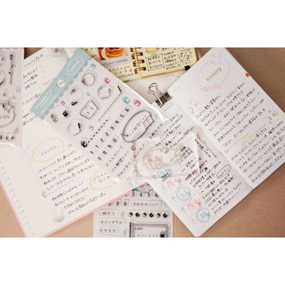 SANBY miyu Clear Date Stamp - Stationery Day - Default Title by Techo Treats Stationery