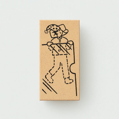 Sankakeru Office Life Rubber Stamp - File - Techo Treats