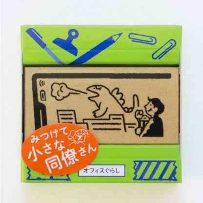 Sankakeru Office Life Rubber Stamp - Smart Phone - Techo Treats