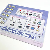 Sanrio Characters Bit Design Mouse Pad - Marimo Craft - Default Title by Techo Treats Stationery