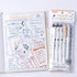 Sarasa R & Mildliner White Series - Illustration Limited Edition - Set C - Techo Treats