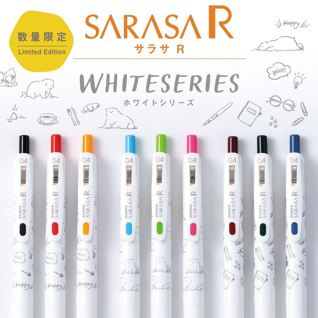 Sarasa R White Series - Illustration Limited Edition (3 Colors) - Techo Treats