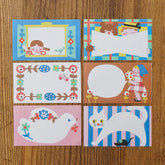 Sayaka Sugiura Roll Sticky Notes - Murmuring Talk - TEGAMISHA - Default Title by Techo Treats Stationery