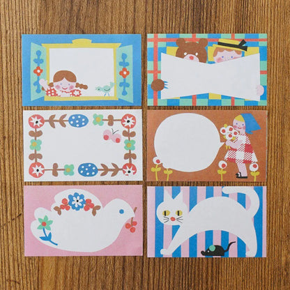 Sayaka Sugiura Roll Sticky Notes - Murmuring Talk - TEGAMISHA - Default Title by Techo Treats Stationery