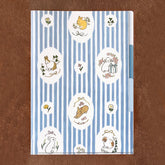 Schinako Moriyama A4 3-Pocket Clear Folder - Ribbon and Rabbit - Papier Platz - Default Title by Techo Treats Stationery