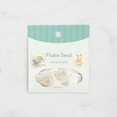 Schinako Moriyama Flake Seal - Rabbit and Flower Stamp - Papier Platz - Default Title by Techo Treats Stationery