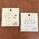 Schinako Moriyama Flake Seal - Rabbits Gathering - Papier Platz - Default Title by Techo Treats Stationery