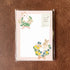 Schinako Moriyama OTEGARU MEMO - Rabbit and Wildflowers - Papier Platz - Default Title by Techo Treats Stationery