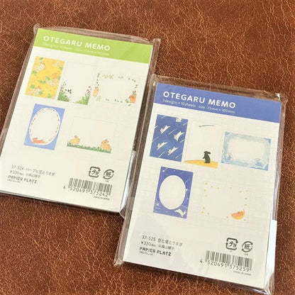 Schinako Moriyama OTEGARU MEMO - Sky, Stars and Rabbits - Papier Platz - Default Title by Techo Treats Stationery