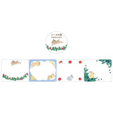 Schinako Moriyama Roll Sticky Notes - Rabbit and Fruit - Papier Platz - Default Title by Techo Treats Stationery