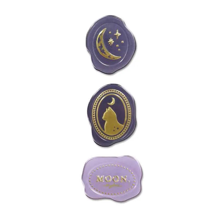 SEALING DEAR Stella Wax Seal Sticker - Moonlight - Techo Treats