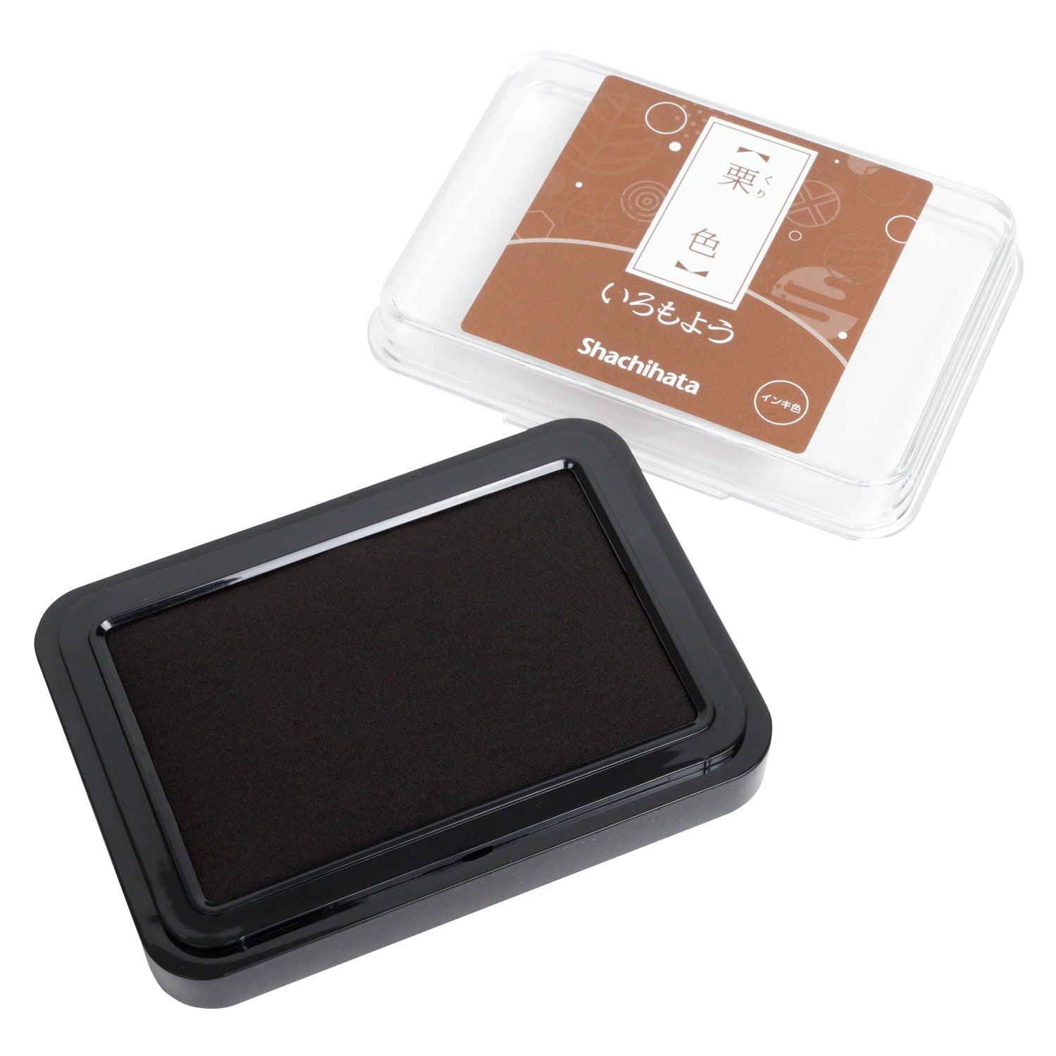 Shachihata Iromoyo Oil-based Ink Pad (7 colors) - Maroon 栗色 by Techo Treats Stationery