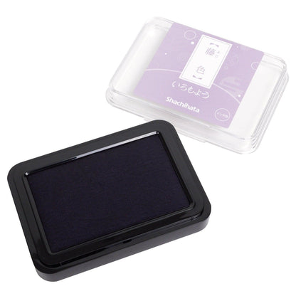 Shachihata Iromoyo Oil-based Ink Pad (7 colors) - Mauve 紫藤色 by Techo Treats Stationery