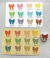 Shachihata Iromoyo Warabe Oil-based Mini Size Ink Pad - S2 - Purple 菖蒲色 by Techo Treats Stationery