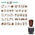 Shachihata Rotary Decoration Rubber Stamp mini - Home - Default Title by Techo Treats Stationery