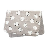 Shimaenaga Long-tailed Tit 3-way Velvet Blanket - Gray - polkapolka - Default Title by Techo Treats Stationery