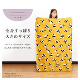 Shimaenaga Long-tailed Tit Large Velvet Blanket - Baby Blue - polkapolka - Default Title by Techo Treats Stationery