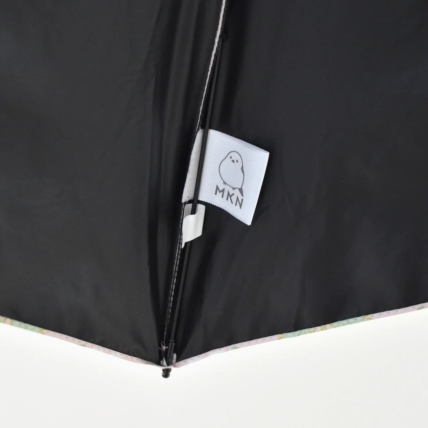 Shimaenaga Long-tailed Tit Mini Folding Umbrella (Flower Pattern - Pink) - 50cm All-weather UV- and Heat-blocking - MIKUNI - Default Title by Techo Treats Stationery