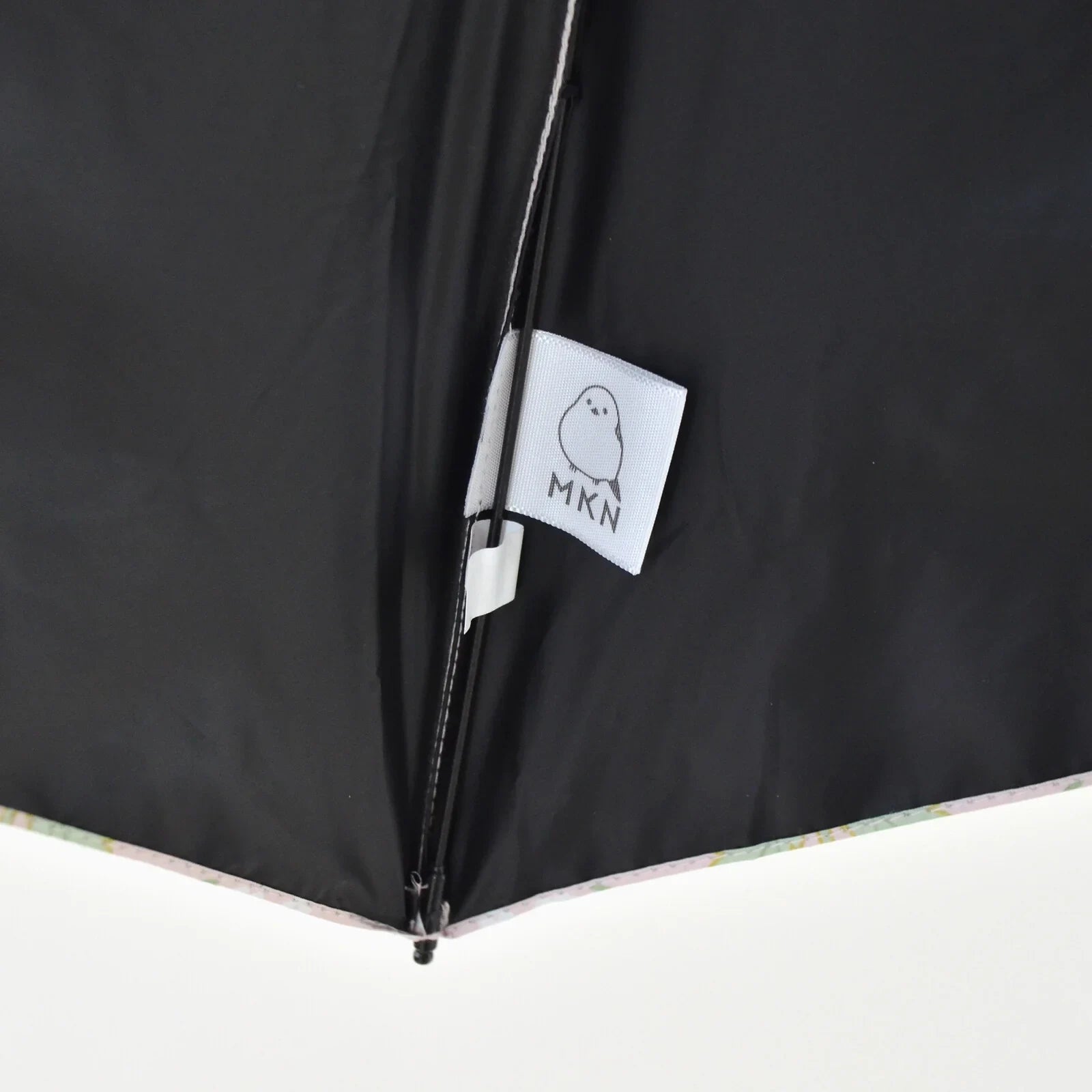 Shimaenaga Long-tailed Tit Mini Folding Umbrella (Flower Pattern - Pink) - 50cm All-weather UV- and Heat-blocking - MIKUNI - Default Title by Techo Treats Stationery