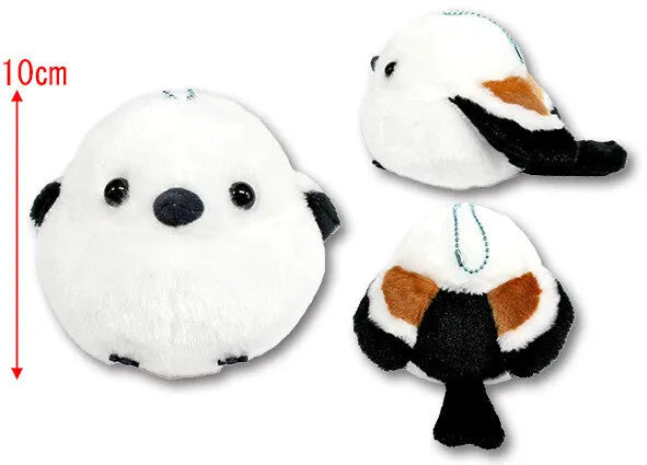 Shimaenaga Long-tailed Tit Stuffed Toy (10cm) - Techo Treats