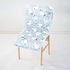 Shimaenaga Long-tailed Tit Velvet Chair Cover - Baby Blue - polkapolka - Default Title by Techo Treats Stationery