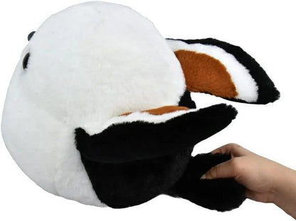 Shimaenaga Long-tailed Tit Wings Flapping Stuffed Toy (22cm) - Techo Treats