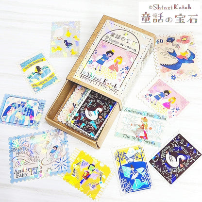 Shinzi Katoh Fairy Tale Jewels Sparkling Flake Stickers in Box - Andersen Fairy Tale 1 - SEAL-DO - Default Title by Techo Treats Stationery