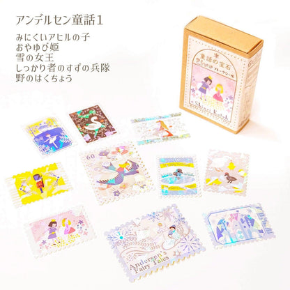 Shinzi Katoh Fairy Tale Jewels Sparkling Flake Stickers in Box - Andersen Fairy Tale 1 - SEAL-DO - Default Title by Techo Treats Stationery