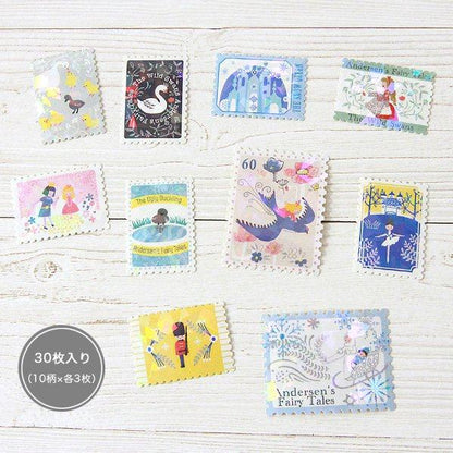 Shinzi Katoh Fairy Tale Jewels Sparkling Flake Stickers in Box - Andersen Fairy Tale 1 - Techo Treats