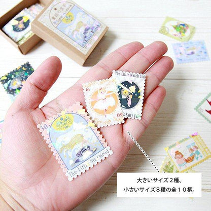 Shinzi Katoh Fairy Tale Jewels Sparkling Flake Stickers in Box - Andersen Fairy Tale 2 - SEAL-DO - Default Title by Techo Treats Stationery