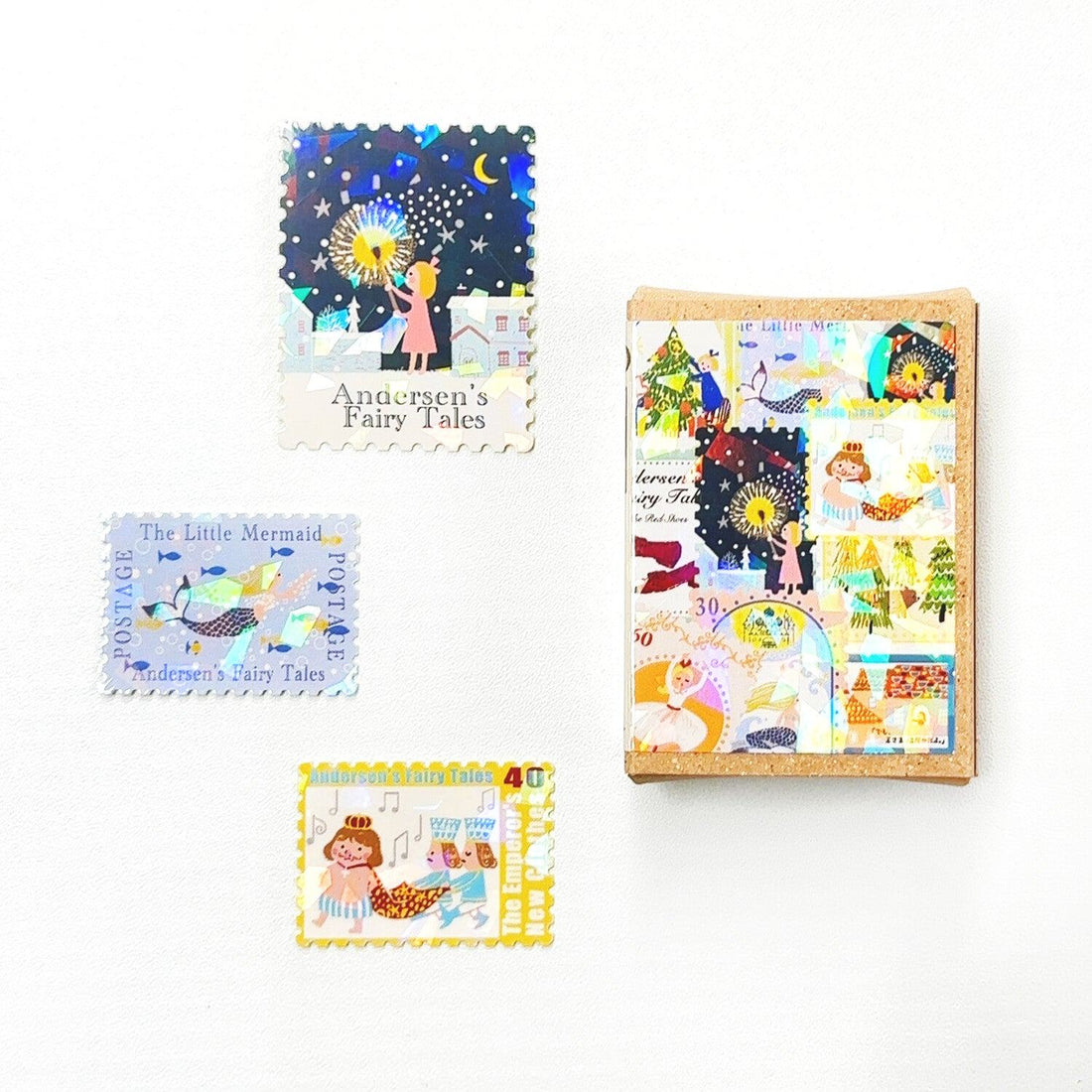 Shinzi Katoh Fairy Tale Jewels Sparkling Flake Stickers in Box - Andersen Fairy Tale 2 - SEAL-DO - Default Title by Techo Treats Stationery