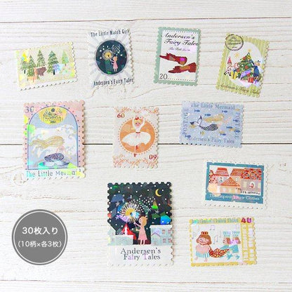 Shinzi Katoh Fairy Tale Jewels Sparkling Flake Stickers in Box - Andersen Fairy Tale 2 - SEAL-DO - Default Title by Techo Treats Stationery