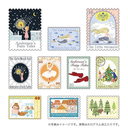 Shinzi Katoh Fairy Tale Jewels Sparkling Flake Stickers in Box - Andersen Fairy Tale 2 - Techo Treats